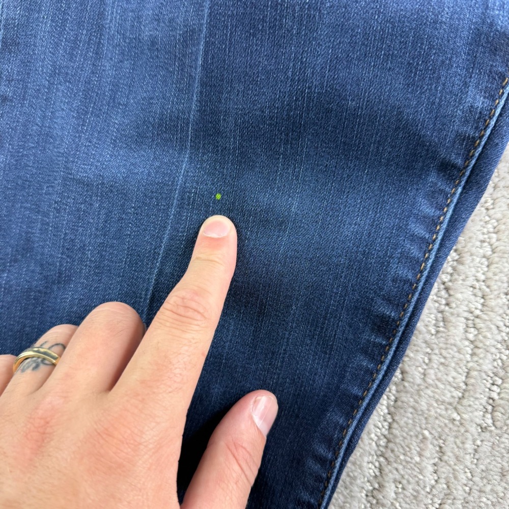 34 Heritage Courage Mid-Rise Straight Leg Jeans Blue Mens 33x32 (fits 33x30) - Picture 8 of 13